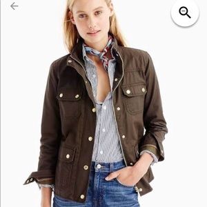 Army green J Crew Jacket